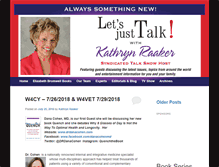 Tablet Screenshot of letsjusttalkradio.com